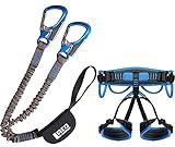 LACD Klettersteigset Via Ferrata Pro Evo 3.0 Klettergurt Start (Größe S (Taille 68 – 100 cm,...