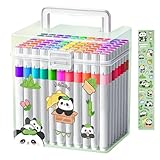 Hogvinnatil Filzstifte zum Ausmalen | Set mit langlebigen Markern für | schmutzabweisende Malstifte...