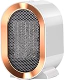 Heizlüfter Energiesparend Klein Heizlüfter 220V 1200W Keramikheizung 2 Modi Elektroheizung Heater...