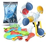 Wasserbomben Set mit 1000x Wasser Ballons & 1x Schleuder für Kinder & Erwachsene - Wasser...