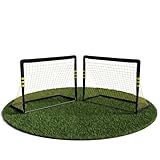 FRIEDO Pop-up (2er Set) Fußballtor Kinder inkl. Tragetasche I 90x120cm I CE-geprüft I Rostfrei &...