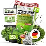 TerraUno Rasendünger Frühjahr/Sommer I Sofortwirkung für saftiges grün I 5 kg für 250 m² I...