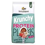 Barnhouse Krunchy 'Plus Protein' mit Erdbeere & Vanille (325 g) - Bio