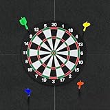 Dart Wandschutz, ADDLIVE 4 Stück Dartscheibe Schutz, 60x60 cm Wandschutz Dartscheibe, Gefühlt...
