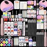 Major Dijit Acryl Nagelset mit Nagellampe, 12 Farben Acryl Pulver Acryl flüssig Top Coat Base Coat...