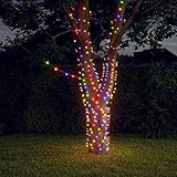 AUUIJKJF Home Outdoor SonstigesSolar Lichterkette 2 Stück 2x200 LED Bunt Innen Außen