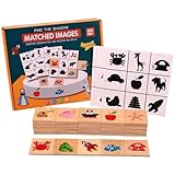 Interessantes Puzzlespiel Passendes Puzzle Frühe Schatten Matching