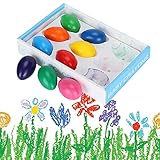 Agatige 9 Farben Eiermalstifte, waschbare Palm Grasp Jumbo Buntstifte Farbstifte zum Malen,...