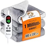 Mia&Coco Heizdecke mit Abschaltautomatik 180x130 cm, 10 Heizstufen, 9 Std. Auto-Off Timer,...