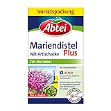 Abtei Mariendistelöl Plus - Mariendistelölkapsel mit Artischocke zur Unterstützung der Leber und...