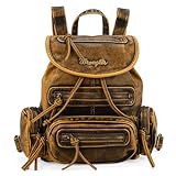 Wrangler Vintage-Rucksack, Geldbörse für Damen, Herren, Business, Reisen, wasserdichte Taschen,...