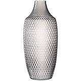 LEONARDO HOME 18676 POESIA Vase 40cm, Glas, grau