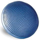 MAXXIVA® Ballsitzkissen Fitness Ø 33 cm mit Noppen Pumpe Fitness-Zubehör Fitness-Training Yoga...