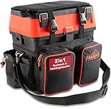 Paradox Fishing Multifunktions-Sitzkiepe I Angelrucksack I Angeltasche Angelkoffer mit Sitz...