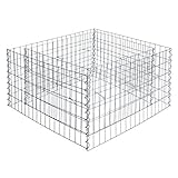 ESTEXO Hochbeet Gabionenhochbeet Gabione Pflanzkorb Drahtgitter Steinkorb Verzinkt Korb Stahlgabione...