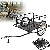 Faltbarer Fahrrad-Lastenanhänger, robuste Universalkupplung, Fahrradanhänger zum Transportieren...