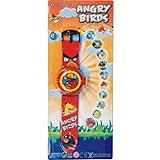 Angry Birds images Projector Watch Kids Digital Wrist Watch