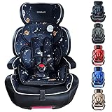 XOMAX XL-518-Space Kindersitz mit ISOFIX I mitwachsend I 9-36 kg, 1-12 Jahre, Gruppe 1/2/3 I...