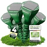 HEIMWERT Maulwurf Vertreiber Wühlmausschreck - SCHNELLE Ergebnisse mit KI Wechselfrequenz Automatik...