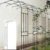 Wetterbeständiges Rosenbogen Gartenspalier für Kletterpflanzen Outdoor/Indoor Pergola Gartenlaube...