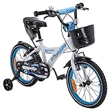 Actionbikes Kinderfahrrad Donaldo - 16 Zoll - V-Break Bremse - Stützräder - Luftbereifung - Ab 4-7...