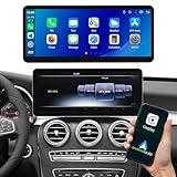 12,3' Wireless Carplay/Android Auto Touchscreen für Mercedes-Benz C Klasse W205 GLC V Klasse W447...