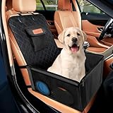 Looxmeer Hunde Autositz Extra Stabiler für Kleine Mittlere Hunde, Auto Hundesitz mit Verstärkte...
