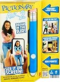 Mattel Games Pictionary Air 2 Zeichenspiel mit App, Familienspiel mit Lichtstift und Begriffskarten,...