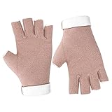 Fleece-Halbfinger-Handschuhe, Kompressions-Halbfinger-Handschuhe | 1 Paar warme...