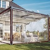 QOFLY Plane Durchsichtig FüR AußEnbereich 2x3m| Abdeckplane Transparent Zeltplane Wasserdicht Mit...