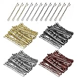 Haarnadeln, Kavya 200 Stück Metall Haarklammern, 5 cm Wellenform Bobby Pins, Haarnadel-Set für...