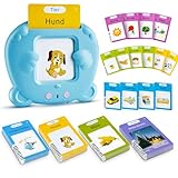 AHJ Sprechende Lernkarten Deutsch, Lernkarten Deutsch 112 Blätter 224 Wörter, Flash Karten...