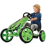 Hauck Toys for Kids GoKart Speedster - Pedal Go-Cart mit Handbremse und verstellbarem Sitz für...