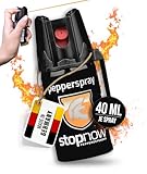 stopnow - Pfefferspray & KO-Spray für Selbstverteidigung, Bären & Hunde-Abwehr - Pepper...