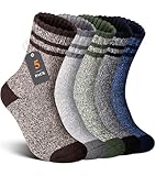 Annsuki Thermosocken Herren,Dicke Wintersocken Warme Socken,Wollsocken Thermo Socken Männer,...