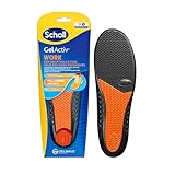 Scholl GelActiv Einlegesohlen Work für Arbeitsschuhe in 40-46,5 – Für stark beanspruchte Füße,...