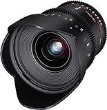 Samyang 20/1,9 Objektiv Video DSLR Canon EF manueller Fokus Videoobjektiv 0,8 Zahnkranz Gear,...