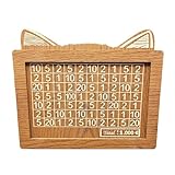 Spardose mit Zähler, hochwertiger Zähler, Holz, multifunktional, für den Schreibtisch, Ornamente,...