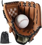 LeapBeast Baseball Handschuhe, Softball Handschuhe mit 1 Ball, Baseball Training Wettbewerb...