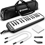 CAHAYA 32 Tasten Melodica für Kinder Melodica Instrument mit Tragetasche geeignet für Anfänger...