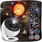 Mexllex Sternenhimmel Projektor, Projektor Lampe Sternenhimmel für Schlafzimmer, 12 Planeten Discs,...