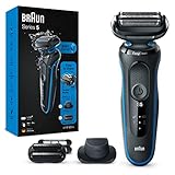Braun Series 5 Rasierer Herren, mit EasyClick Aufsatz, Elektrorasierer & Präzisionstrimmer, 3-Tage...