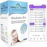 Easy@Home 25 Ovulationstest Kinderwunsch Fruchtbarkeitstest für Frauen Eisprung 25 mIU/ml,...