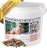 Canifee - Eichhörnchenfutter 2.2 kg artgerechtes Wildtierfutter als ganzjährige Futtermischung -...