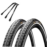 2er Set Continental Fahrradreifen Ride Tour Reflex 28 Zoll (42-622) auswählbar mit Schläuchen + 3...