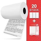 LICURAT - EC Rollen Thermopapier mit SEPA Lastschrift - 57mm x 14m x 12mm - Kassenrollen passend...