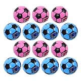 DEARMAMY 20 Stück Fußball Bleistiftspitzer aus Kunststoff Manueller Einloch Anspitzer Leicht und...