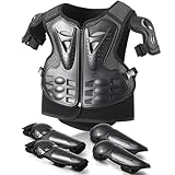 yeesport Jugend Brustpanzer Kinder Motocross mit Rückenprotektor, MTB Protektoren Kinder,...