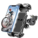 Glangeh Handyhalterung Fahrrad, [Sicheres Schloss] 360° Drehbar Universal Handyhalterung Motorrad,...