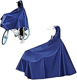 Luckwaii Wasserdicht Radfahren Regen Poncho Fahrrad Regenjacke Fahrradhelm Regenschutz,...